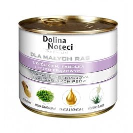 DOLINA NOTECI Premium Małe Rasy Z Królikiem, Fasolką I Ryżem Brązowym 185g