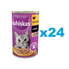 WHISKAS Adult 24x400 g mokra karma pełnoporcjowa dla dorosłych kotów z kurczakiem w sosie