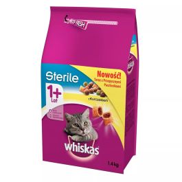 WHISKAS Sterile Dorosły sterylizowany z kurczakiem 1.4kg x 6