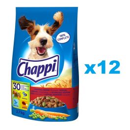 CHAPPI 3x2.7 kg - sucha karma dla psów z wołowiną, drobiem i warzywami