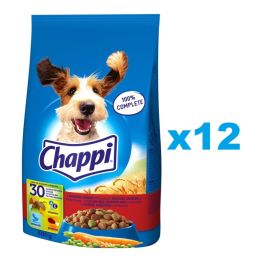 CHAPPI 12x500 g - sucha karma dla psów z wołowiną, drobiem i warzywami