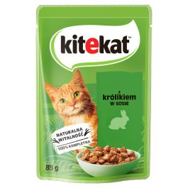 KITEKAT Królik w sosie 85 g dla dorosłych kotów