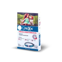 FREXIN Obroża przeciwko kleszczom i pchłom dla psa 55 cm M-L