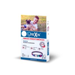 FREXIN Obroża przeciwko kleszczom i pchłom dla psa M 45 cm