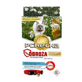 PCHEŁKA Obroża pielęgnacyjna z dzwoneczkiem dla kota 30 cm