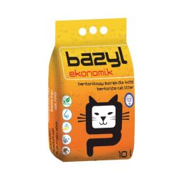 BAZYL Ekonomik 10 L naturalny żwirek bentonitowy dla kota