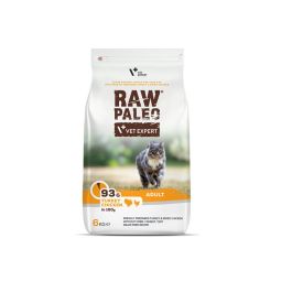 VET EXPERT Raw Paleo Adult Cat Turkey&Chicken dla dorosłych kotów indyk, kurczak 6 kg