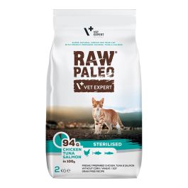 VET EXPERT Raw Paleo Sterilised Chicken&Tuna&Salmon dla kotów kastrowanych 2 kg