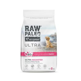 RAW PALEO Ultra Pork Medium&Large Puppy 2kg dla szczeniąt ras średnich i dużych wieprzowina