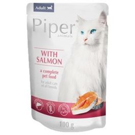 DOLINA NOTECI PIPER Animals Cat z łososiem 100 g mokra karma dla kota