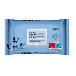 LUBA My best friend Nawilżane chusteczki do oczyszczania i ochrony skóry oraz sierści 60 szt.