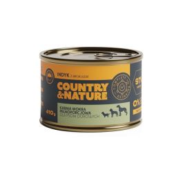 COUNTRY&NATURE Bezzbożowa mokra karma indyk z brokułami 410 g