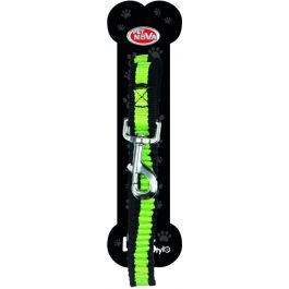 PET NOVA Smycz rozciągliwa BUNGEE żółta 120-180 cm / 2,5 cm