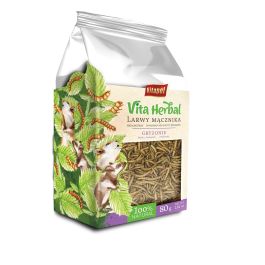 VITAPOL Vita Herbal Larwy mącznika dla gryzoni 80 g