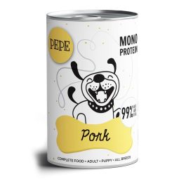 PAKA ZWIERZAKA PEPE Pork 99% (wieprzowina) 400 g monoproteinowa karma