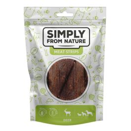 SIMPLY FROM NATURE Meat Strips Mięsne paski z jelenia dla psów 80 g