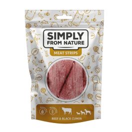 SIMPLY FROM NATURE Meat Strips Mięsne paski z wołowiną i czarnuszką dla psów 80 g