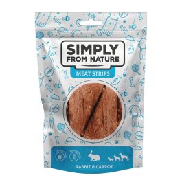 SIMPLY FROM NATURE Meat Strips Mięsne paski z królikiem i marchewką dla psów 80 g