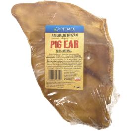 PETMEX Ucho wieprzowe 1szt. naturalny gryzak dla psa