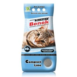 BENEK Super Compact Żwirek bentonitowy naturalny 10 l