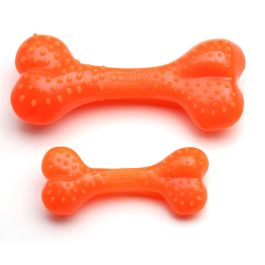 COMFY Zabawka dla psa Mint Dental Bone Pomarańczowa 8,5cm