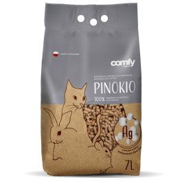 COMFY Pinokio Żwirek drewniany silver guard z jonami srebra 7 l