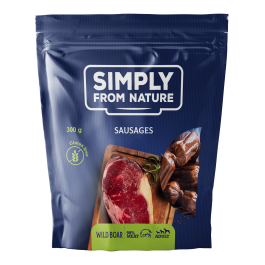 SIMPLY FROM NATURE Naturalne kiełbaski z mięsem dzika 300 g