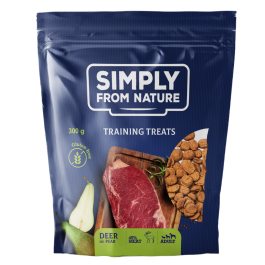 SIMPLY FROM NATURE Przysmaki treningowe z mięsem jelenia i gruszką 300 g