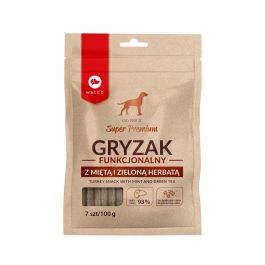 MACED Super Premium Gryzak funkcjonalny z miętą i zieloną herbatą 100 g