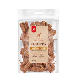 MACED Super Premium Kabanosy wołowe z ryżem Ekonomy Pack 500 g