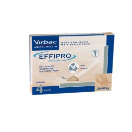 VIRBAC Effipro Spot-On przeciw pasożytom zewnętrznym dla dużych psów L 4 szt