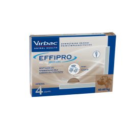 VIRBAC Effipro Spot-On przeciw pasożytom zewnętrznym dla bardzo dużych psów XL - 24 pipety