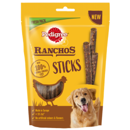 PEDIGREE Ranchos Sticks 60 g przysmaki dla psa z wątróbką z kurczaka