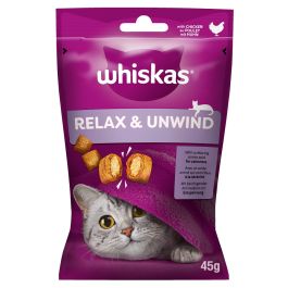 WHISKAS Relaks i Odprężenie 45 g przysmak z kurczakiem dla kota
