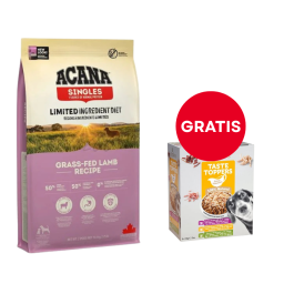 ACANA Grass-Fed Lamb Jagnięcina 17 kg + APPLAWS Taste Toppers Multipack puszek w sosie dla psów 8 x 156g GRATIS