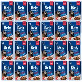 BRIT Premium By Nature Fillets in Gravy for Sterilized cats z jagnięciną 24x85g
