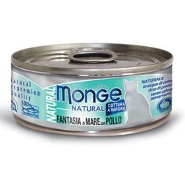 MONGE Natural Cat Karma dla kota Owoce morza i kurczak 80g