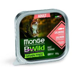 MONGE BWild Cat Adult Pasztet dla kota z łososiem 100 g