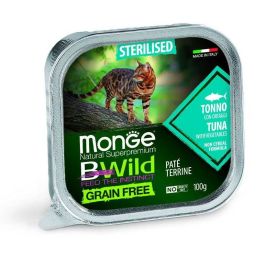 MONGE BWild GF Sterilised karma dla kotów sterylizowanych tuńczyk 100g