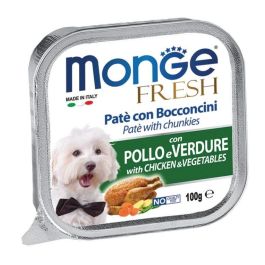 MONGE Fresh Dog Pasztet z kurczak i warzywa 100 g