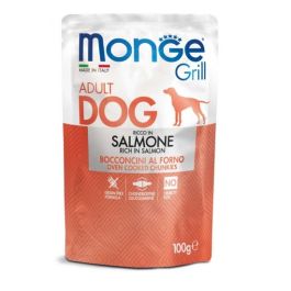 MONGE Grill karma dla psa z łososiem 100g