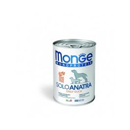 MONGE Monoprotein Solo Dog karma dla psa Kaczka 400 g