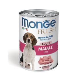 MONGE Fresh Dog Karma dla psa wieprzowina w cieście 400g