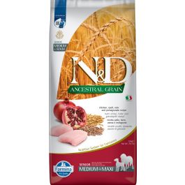 FARMINA N&D Ancestral Grain Chicken & Pomegranate Senior Medium & Maxi 12 kg dla starszych psów