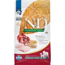 FARMINA N&D Ancestral Grain dog Adult Medium & Maxi Chicken & pomegranate 2,5 kg