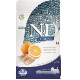 FARMINA N&D Ocean canine Herring & Orange Adult Mini dla dorosłych psów małych ras 800 g