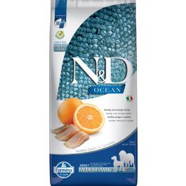 FARMINA N&D Ocean Dog Adult herring & orange Medium & Maxi 12 kg