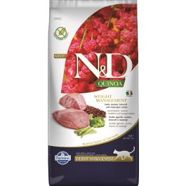 FARMINA N&D Quinoa Cat weight managment jagnięcina i brokuły 5 kg