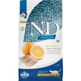 FARMINA N&D Ocean Cat Neutered Adult Herring & Orange 1.5 kg śledź i pomarańcza dla kastratów