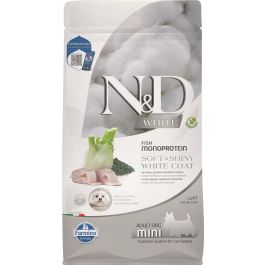 FARMINA N&D White Dog Adult Mini Sea Bass, Spirulina & Fennel 2 kg